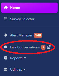 Navbar Live Conversations